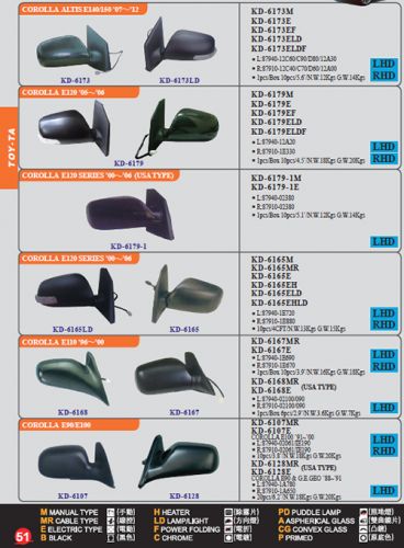 for TOYxTA P51 6173~