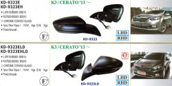 SIde Mirror 9323 for KIx Cat P25-26