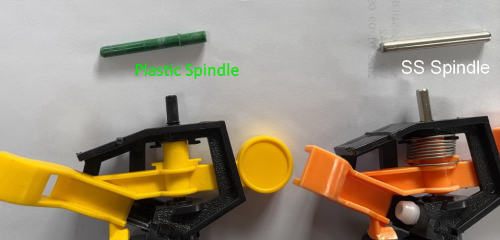 Plastic, SS Spindle Types