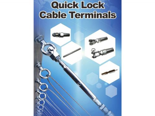 Quick lock cable terminal