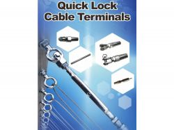 Quick lock cable terminal