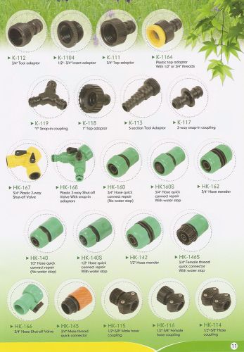 Plastic Adaptors and Hoses