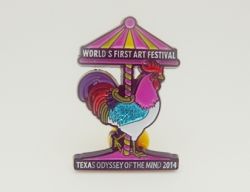 COCK LAPEL PIN