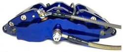 Double oil circuit caliper for racing flick